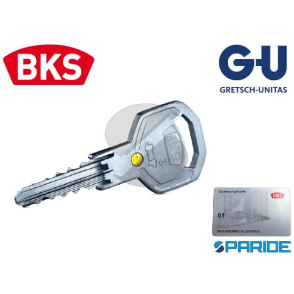 CHIAVE SERRATURA PUNZONATA HELIUS 4000 GU BKS CON ...