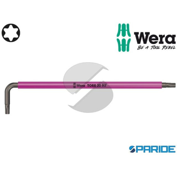 CHIAVE TORX A L TX 25 L 154 MM 967 SXL HF WERA COL...