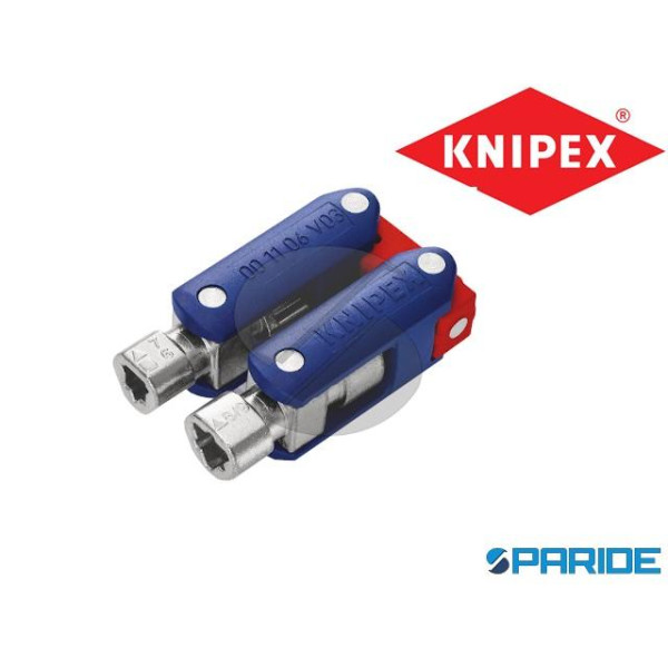 CHIAVE UNIVERSALE DOUBLEJOINT KNIPEX QUADRI ED ARM...