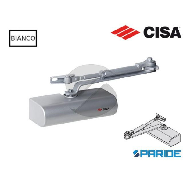 CHIUDIPORTA AEREO C1416 CISA SMART PLUS 2 BIANCO C...