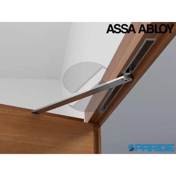 CHIUDIPORTA NASCOSTO A CAMMA DC850 ASSA ABLOY SOLO CORPO ARGENTO