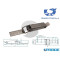 CHIUSURA A LEVA 2000030 ACCIAIO INOX