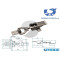 CHIUSURA A LEVA 2050030 REGOLABILE INOX