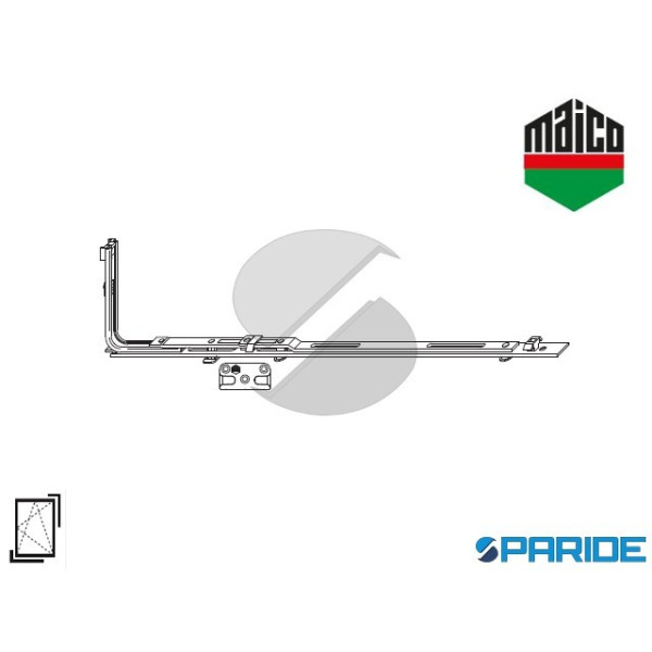 CHIUSURA ANGOLARE L 175 MM BIFUNGO 52812 MAICO