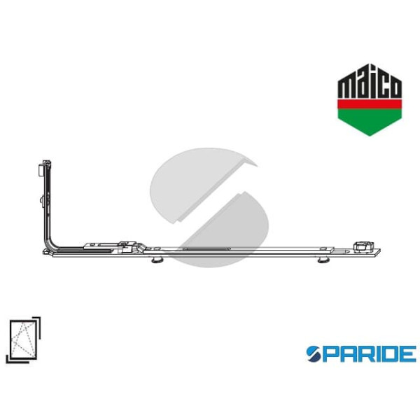 CHIUSURA CENTRALE ANGOLARE 628 SUPPLEMENTARE INFERIORE 52775 MAICO MULTI-TREND