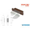 CHIUSURA MAGNETICA 82 MM 0650 MARRONE PER SPORTELLI PESANTI MACO