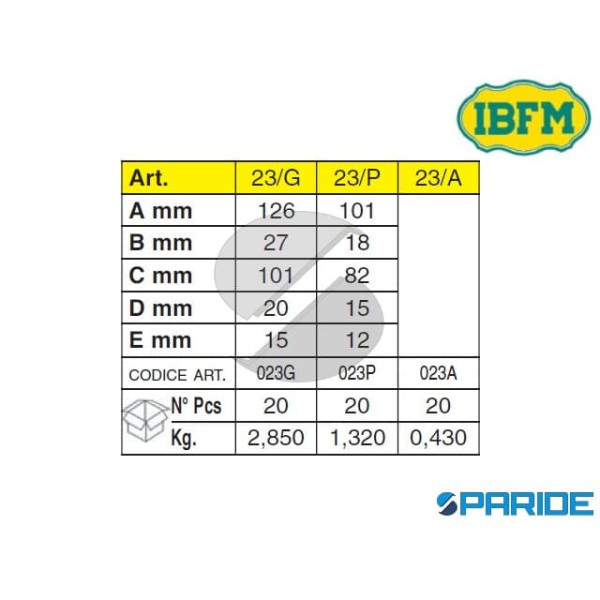 CHIUSURA TAVELLINO QUADRO PICCOLO 023P IBFM