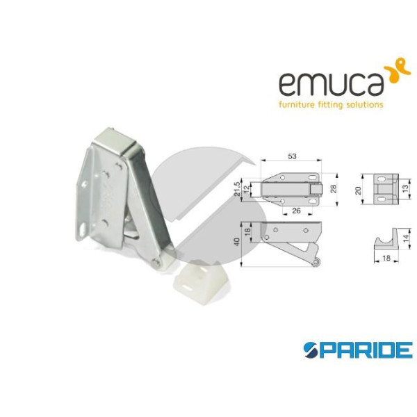 CHIUSURA TIP LATCH ZINCATA 9109005 EMUCA PER MOBIL...