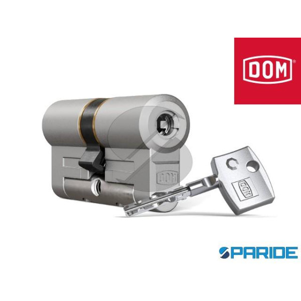 CILINDRO DOPPIO L 120 DIAMANT DOM NIKEL SATINATO A...