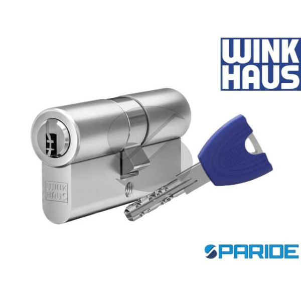 CILINDRO DOPPIO L 60 X-TRA WINKHAUS INOX SATIINATO SKG3 A=30 B=30 FRIZIONATO 3 CHIAVI