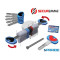 CILINDRO DOPPIO L 80 EVOK1 TOP SECUREMME B=40 C=40 NICHELATO