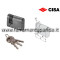 CILINDRO OVALE MEZZO L 38 08220 02 12 00 NICHELATO A=28 B=10 CISA