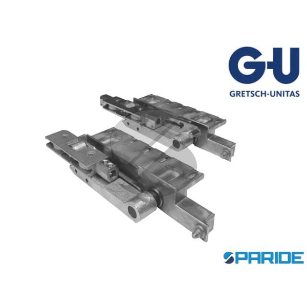 CONFEZIONE CARRELLI 200 KG 968\200 SX PARALLELO G-U ALLUMINIO