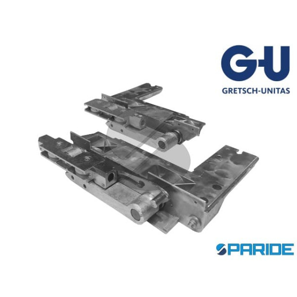 CONFEZIONE CARRELLI 966\150 K-15276-00-L-0 GU 150 KG PARALLELO A RIBALTA