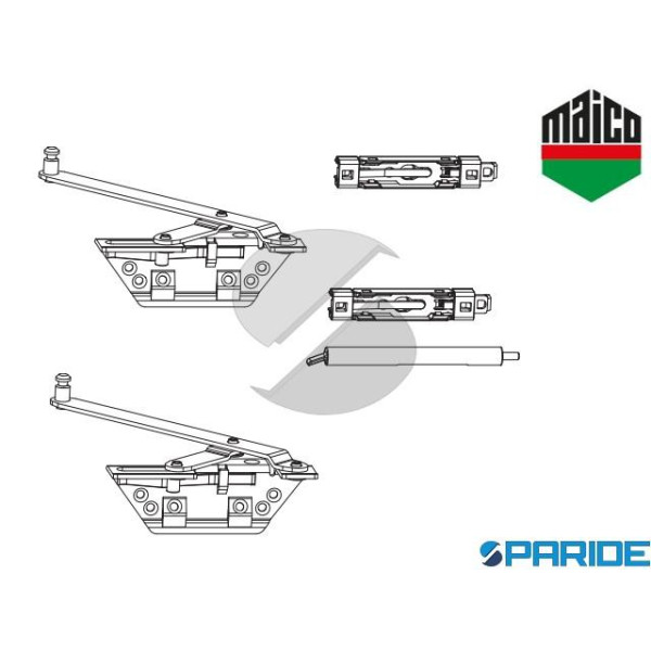 CONFEZIONE FORBICI DX LBB 620-1650 105820 MAICO RS...