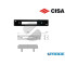 CONTROPIASTRA IN METALLO 06465 07 0 NERA CISA