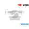 CONTROPIASTRA IN METALLO 06465 74 0 NERA CISA