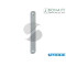 CONTROPIASTRA PER SERRATURA PU CROMO SATINATO PF2030008T BONAITI