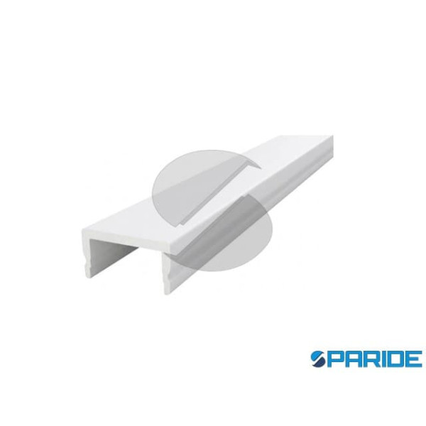 COPERTURA PROFILO LED PMMA OPALINO BIANCO L 3 MT