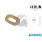 COPPIA BOCCHETTA SLIM BRONZO YESTER FORO CHIAVE VERUM ITALY