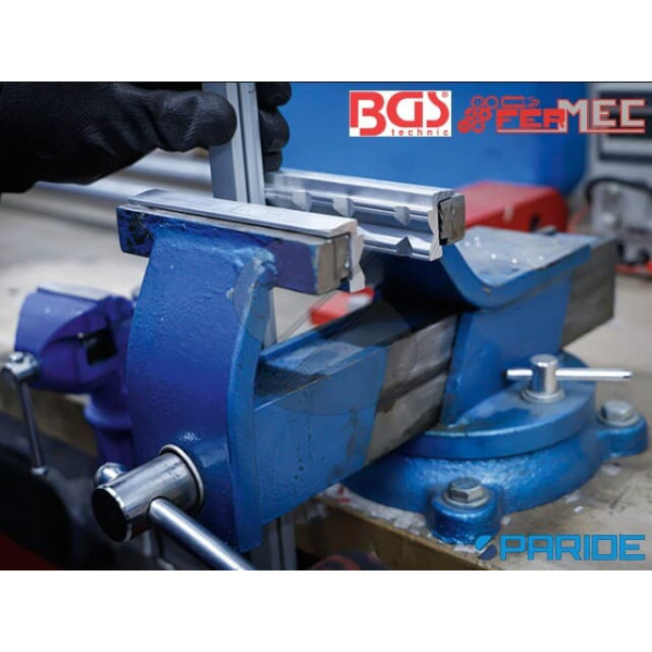 COPPIA COPRIGANASCE IN ALLUMINIO L 150 MM BGS SCANALATE
