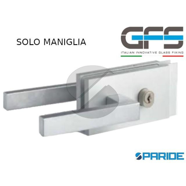 COPPIA MANIGLIE YORK GFS ALLUMINIO ANODIZZATO ARGE...