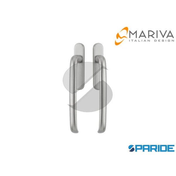 COPPIA MANIGLIONE ROYAL 2004CSCS YALE CROMO SATINA...