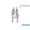 COPPIA MANIGLIONE ROYAL 2004CSCS YALE CROMO SATINATO MARIVA