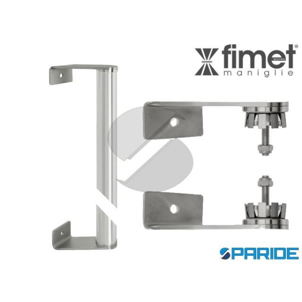 COPPIA SUPPORTI D 40 MM INOX SATINATO 8880 FIMET I...