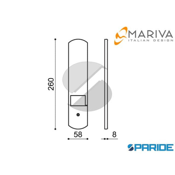 COPRIAVVOLGIBILE TONDO CIECO 535 OLV MARIVA