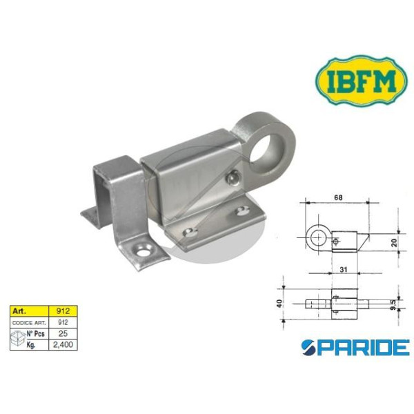 CATENACCIO CON MOLLA 135 MM PER LEGNO 57 IBFM