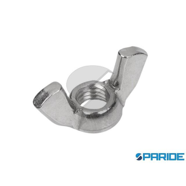 DADO A GALLETTO INOX FEMMINA M4 DIN 315 UNI 5448 F...
