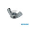 DADO A GALLETTO ZINCATO FEMMINA M10 DIN 315 UNI 5448 FORMA B