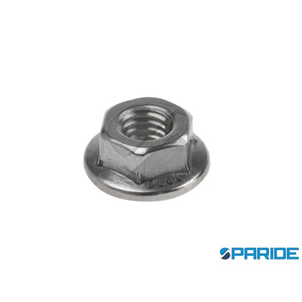 DADO ESAGONALE FLANGIATO INOX M5 DIN 6923 ISO 4161