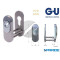 DEFENDER BKS OVALE L 90 MM OTTONE LUCIDO GU X-B-45330-00-PVD