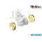 DEFENDER D 54 MM OR02D1 DISEC OTTONE LUCIDO