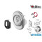 DEFENDER MAGNETICO MR500F DISEC MR500F25D1IT CROMO SATINATO H 25 MM PER OMEGA MUL-T-LOCK