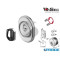 DEFENDER MAGNETICO MR503F DISEC MR503F25D1IT PER ATRA CROMO SATINATO H 25 MM
