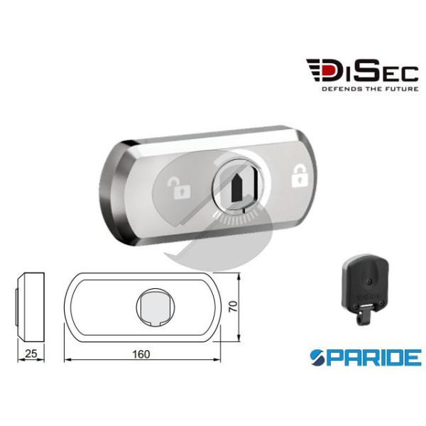 DEFENDER MAGNETICO VAN LOCK MG850 DISEC GRIGIO PER...