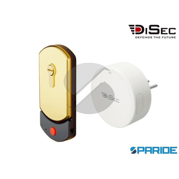 DEFENDER MAGNETO-ELETTRONICO MR500 SMART DISEC SM50M25D1I2 OTTONE LUCIDO H 25 MM