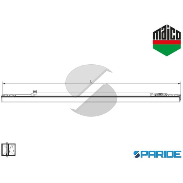 DELIMITATORE APERTURA CON FRENO 52977 MAICO