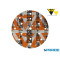DISCO ABRASIVO D 150 MM P120 5500 SIASTYLE SIAFAST SIA ABRASIVES 59 FORI