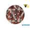 DISCO ABRASIVO D 150 MM P80 5500 SIASTYLE SIAFAST SIA ABRASIVES 59 FORI