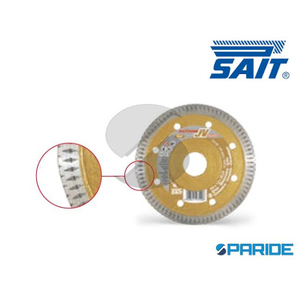 DISCO DIAMANTATO PER TAGLIO D 125 MM CORONA CONTINUA SAITDIAM-CT