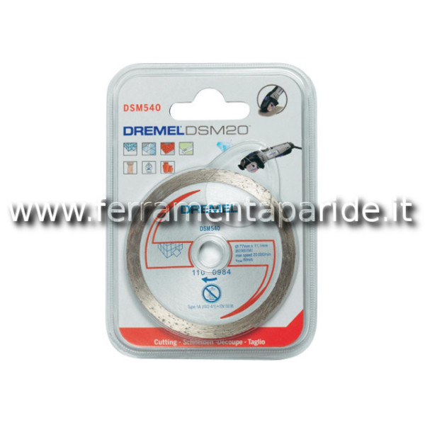 DREMEL DSM540 DISCO X TAGLIO PIASTRELLE