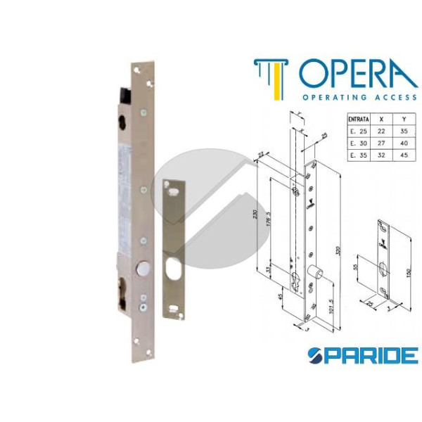 ELETTROPISTONE SICUREZZA VERTICALE E 25 25600SA OP...