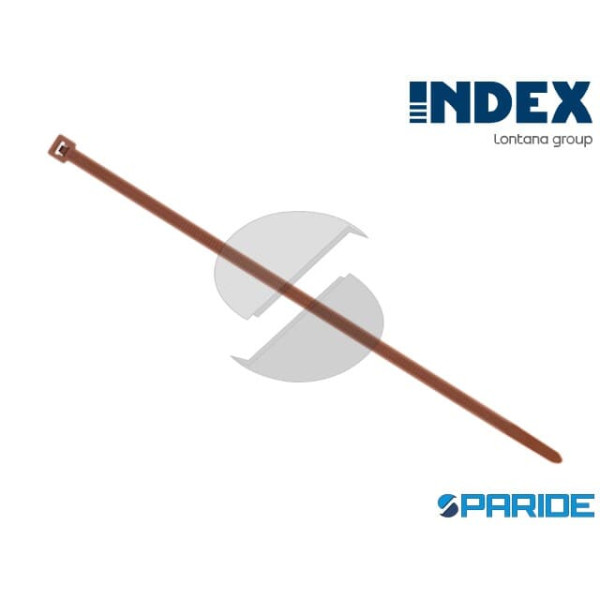 FASCETTA DI CABLAGGIO IN NYLON 4,8X290 MARRONE IND...