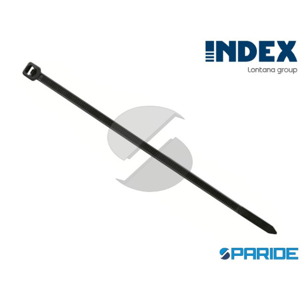 FASCETTA DI CABLAGGIO IN NYLON 7,6X290 NERA INDEX ...