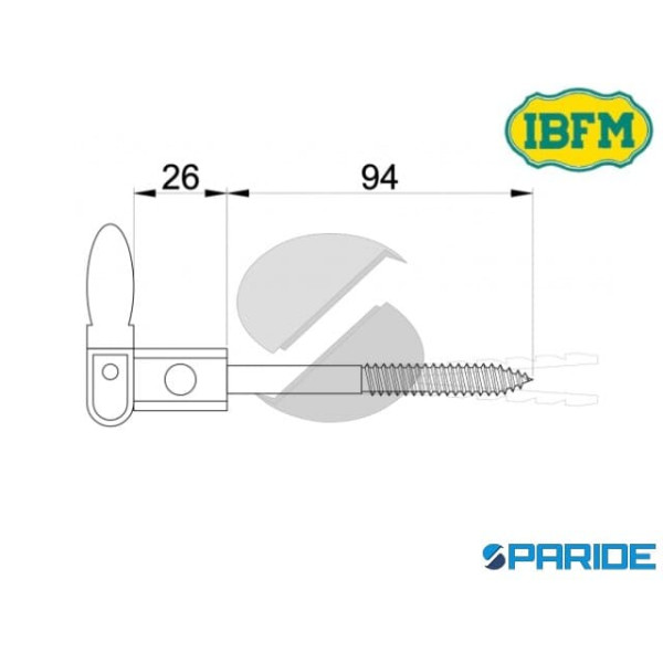 FERMAPERSIANE AD OMETTO 631N IBFM NERO