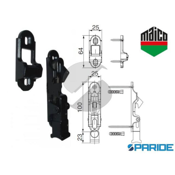 Ferramenta tradizionale per persiane – Inox – Camaiora & Moretti